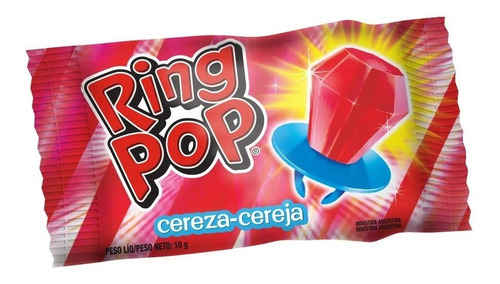Imagen 2 de 2 de Ring Pop Sabores/ Anillo De Caramelo