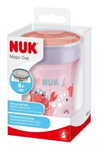 Vaso Bebe Magic Cup 360 Antiderrame +8m 230ml Nuk