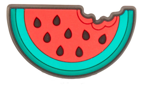 Pin Crocs Watermelon Color Rojo