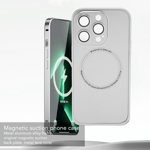 Funda Magsafe Magnética Con Marco De Metal Para Iphone14 Pro
