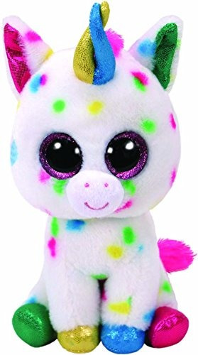 Ty Beanie Boos Felpa Harmonie - Manchada Unicornio Med 13 