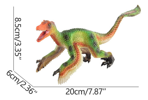 Higo Conmemorativo Sólido Pintado A Mano, Modelo De Dinosaur