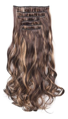 Peluca Rizada Larga Tumnaw Clip Hair 6-piece Wig P