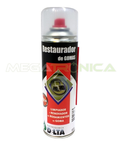 Restaurador De Goma Delta 330g Limpia Renueva Rodamient Goma