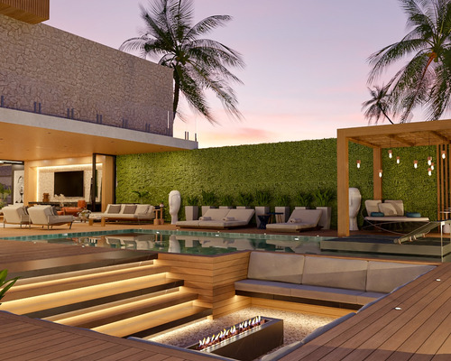 Lareira Fire Pit A Gás Retangular 100 Cm Externa Fogo E Art