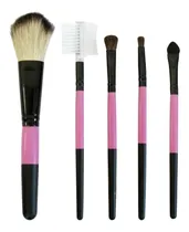 Comprar Set De Aplicadores Pinceles De Maquillaje 5 Piezas A465 Color Rosa