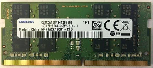 Ram Ddr4 16gb Samsung 2666 2400 Mhz Laptop Notebook Nuevas