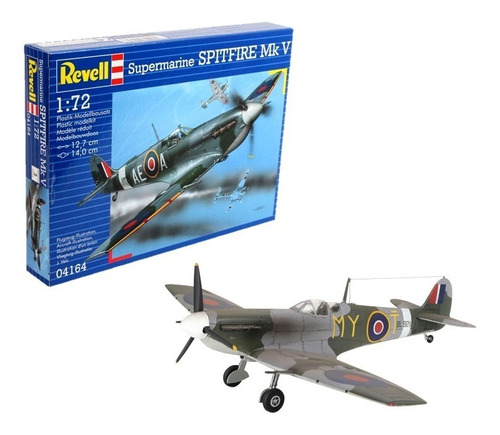 Avión Spitfire Mk.v 1/72 Model Kit Revell