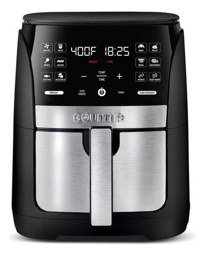 Olla Freidora De Aire Digital Gourmia 6qt./5.7lts Airfryer Color Negro 110V