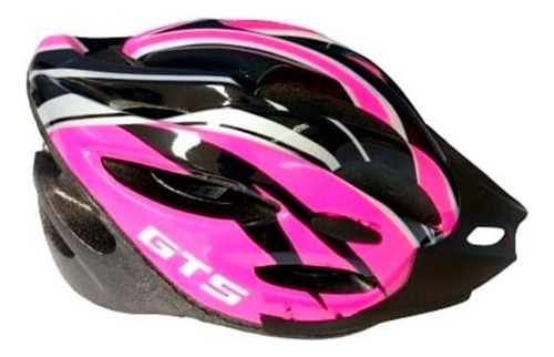 Capacete Ciclista Bike Ciclismo Adulto Tamanho Regulável Cor Rosa pink Tamanho G-56 ao 62cm