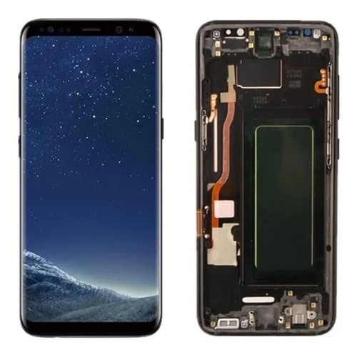 Tela Display Touch Lcd Compatível Galaxy S8 Plus Oled C/aro