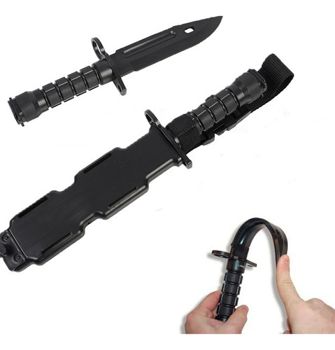 Cuchillo De Entrenamiento Military Fans' M9 De Caucho Y Plás