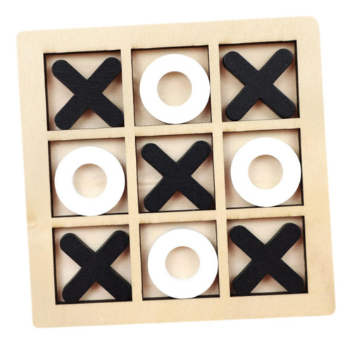 3 Juego De Mesa Toe, Noughts And Crosses, En Y Negro