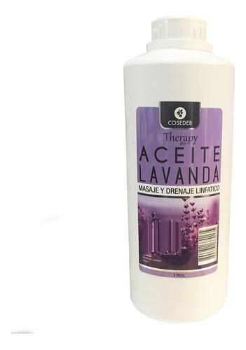 Aceite Masaje Therapy Lavanda Cosedeb 1 Litro