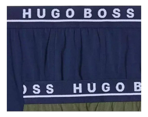 Bóxer Trunk Hugo Boss Algodón 3 Pack 936278 Original Y Nuevo