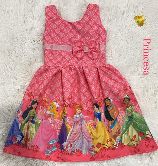 vestido de princesa infantil mercado livre