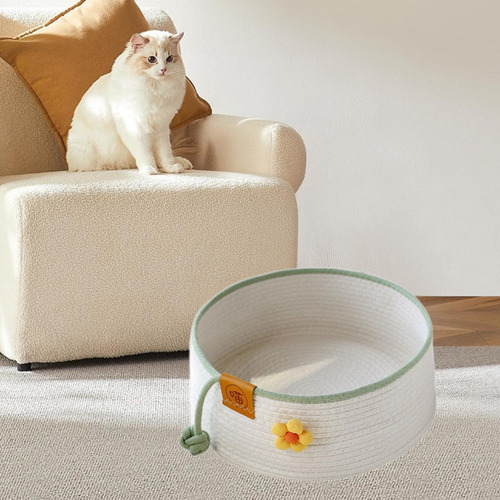 Cernera De Algodón De Gato Cesta Para Dormir 35 Cm X 14 Cm