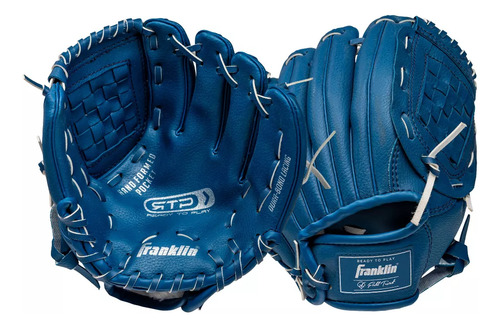 Franklin Guante De Beisbol 9 Ready To Play Incluye Pelota Azul Marino 9