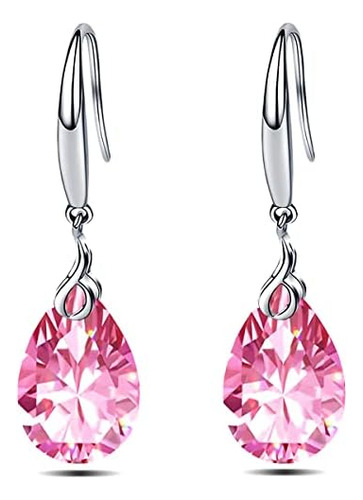 Ml S925 Pendientes De Cristal Con Elemento Swarovski De Tala