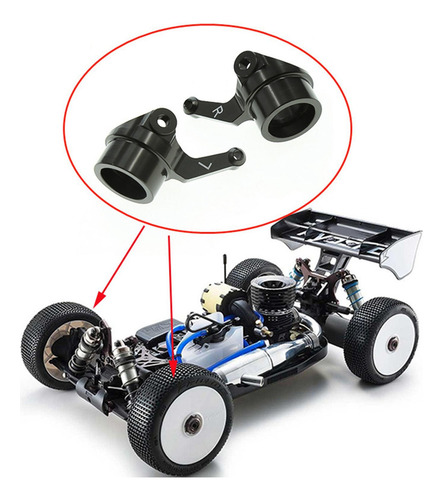 2x 1/10 Rc Trunk Steering Cups Reemplazo Para Kyosho Mp9 Rc