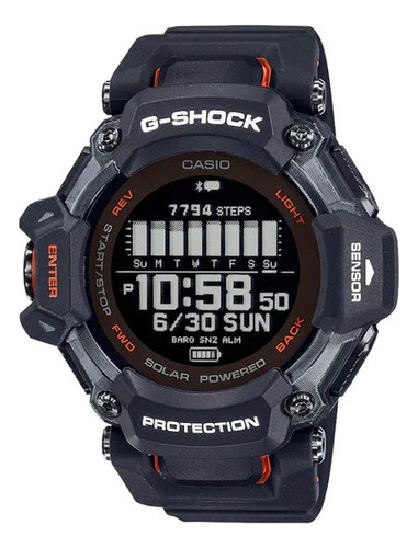 Relógio Casio G-shock GBD-H2000-1ADR Cor da pulseira: preto, moldura, cor de fundo: preto