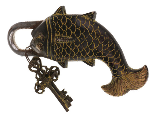 Imagen 8 de 9 de Bloqueo De Pescado Bronce 17cm