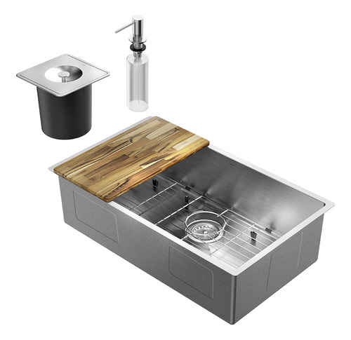 Cuba Docol Bistrô 70x40 90021166016 Inox Escovado Lixeira