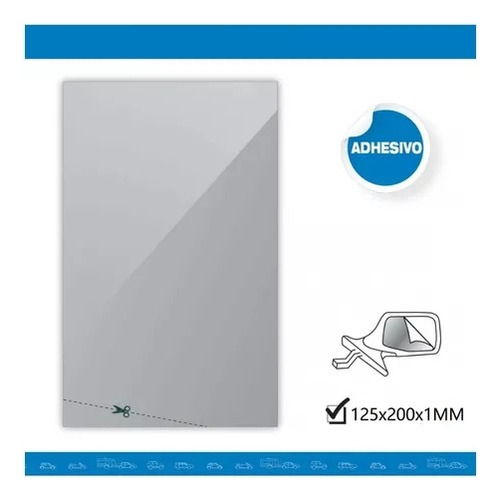 Vinilo Espejo Lamina 20x12.5cm Repara Espejo Retrovisor Auto