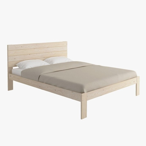 Imagen 5 de 5 de Cama Semidoble 120 Cm Madera 100% Maciza De Pino Ref: Testa