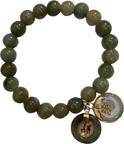 Pulsera De Jade Para Mujer Adornos De Buena   Gema Para...