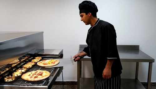 Horno Con Cinta Continua Convector Pizzero
