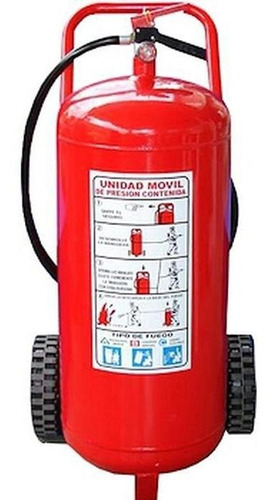 Extintor Móvil Facil Transporte, Mxkfi-001, 34kg, Clase A,b