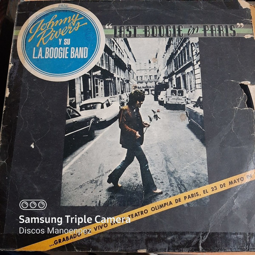 Vinilo Johnny Rivers Boogie Band Last Boogie In Paris Si2