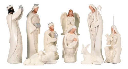 Pesebre Deco Importado 30 Cm - 10 Pz