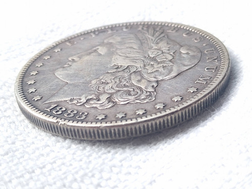Usa Dolar Morgan 1883 Plata Mb Silver Crown Dollar Antiguo (Usado)