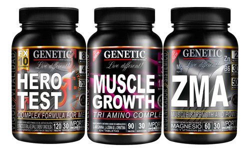 Testo 3 Estimulante Sexual Pro Hormonal Eleva Libido Genetic