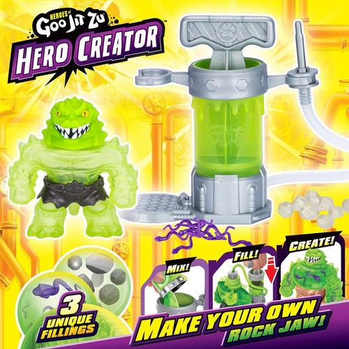Criador De Heróis Com Boneco Elástico Rock Jaw 4405 Sunny