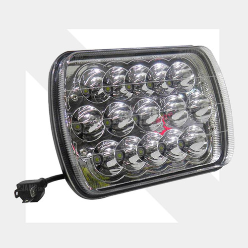 Par Farol De Milha 15 Leds 45w H4 Cinoy Suv Troller Jeep Auxiliar Buggy 