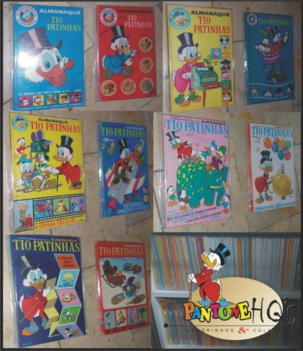 Coleção Completa Tio Patinhas - 1 Ao 637 / Incluindo A Nº 9 Crianças / Excelente Estado / 1963 / Com A Maioria Dos Brindes Intactos / + Coleções Almanaque-especial-comemorativas / Oportunidade Única (Usado)