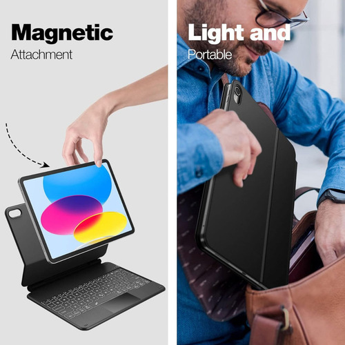 A Teclado Mágico Ñ Con Lápiz Para iPad 10.ª Gen. 10.9 In