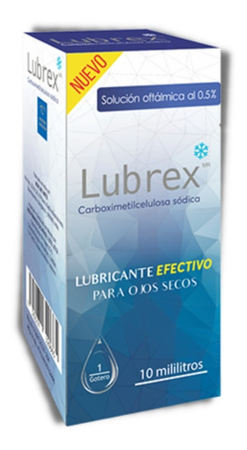 Lubrex Carboximetilcelulosa Sódica Lubricante Ocular 10ml