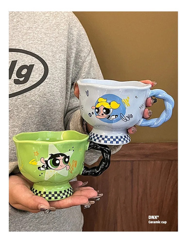 .., Taza De Cerámica Con Forma De Chicas Superpoderosas, Reg