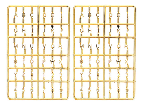 2 Letras Con Números Para Puertas De Casas De Muñecas: Decor