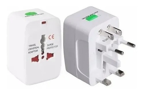 Enchufe Adaptador Internacional Plegable Bivolt Datasur