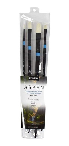 Princeton Artist Brush Aspen  Cerdas Sinteticas Premium Par