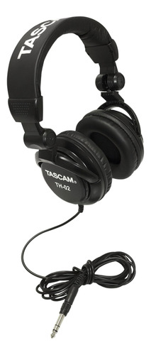 Tascam Th-02 Auriculares Estudio Cerrados, Negro Mediano