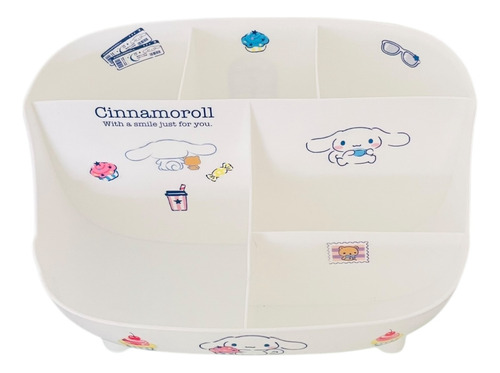 Organizador Escritorio Hello Kitty Y Amigos 6 Compartimentos