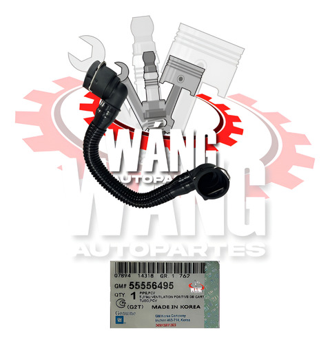 Manguera Pcv Gm 55556495 Chevrolet
