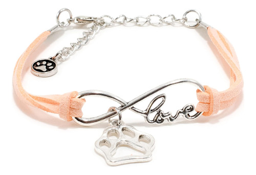 Tally Puppy Love Con Símbolo De Infinito Y Pulsera Con Dije 