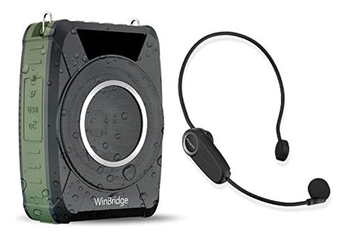 ~? Amplificador De Voz Bluetooth 5.0 Con Auriculares De Micr